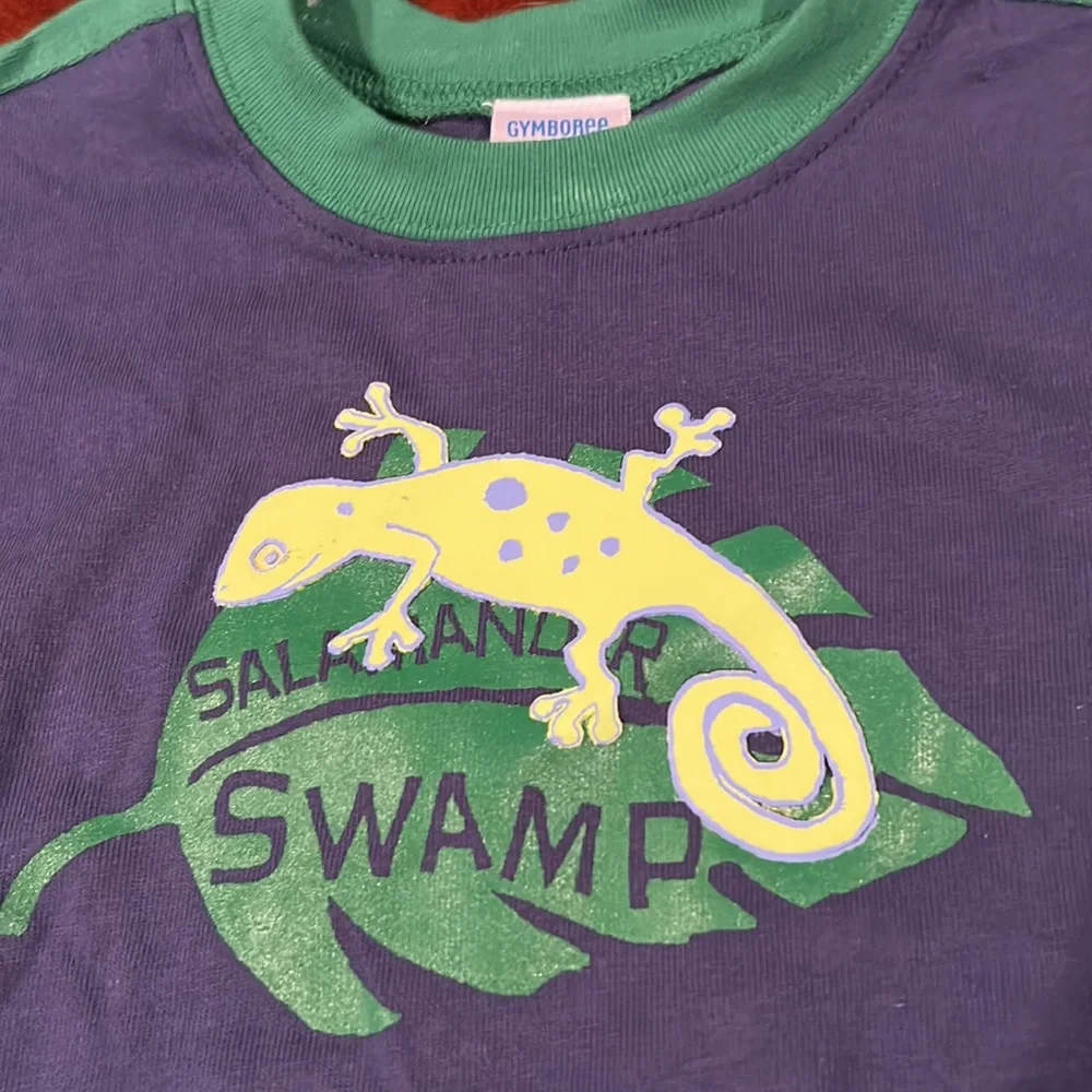 NWT Gymboree Frog Pond salamander swamp double sleeve Long Sleeve Shirt 2T